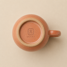 Stoneware Mug in Terracotta Peach
